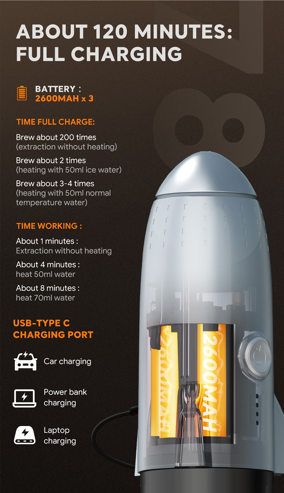 Преносима кафемашина с капсули Rocket Atron – за Dolce Gusto и Nespresso Преносима кафемашина с капсули Rocket Atron – за Dolce Gusto и Nespresso
